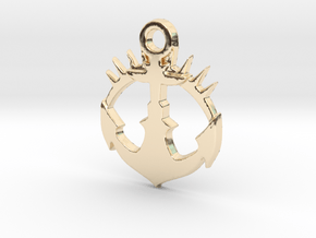 Proudmoore Admiralty Pendant in 14k Gold Plated Brass