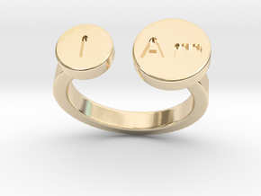 I Am Ring - Small in 14K Yellow Gold: 5 / 49