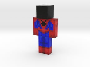 spiderman | Minecraft toy in Natural Full Color Sandstone