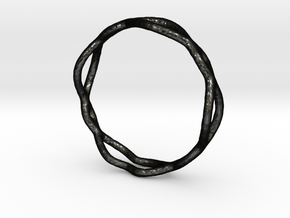 Ring 07 in Matte Black Steel