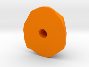 3K Collection - Rock  Ring (Top) in Orange Processed Versatile Plastic