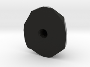 3K Collection - Rock  Ring (Top) in Black Premium Versatile Plastic
