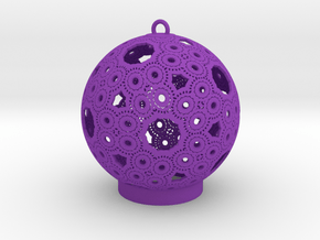 Celtic Ornament in Purple Processed Versatile Plastic