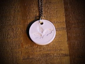 Holly Aromatherapy Pendant in Natural Sandstone