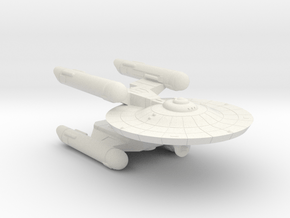 3788 Scale Federation Heavy War Destroyer (HDW) WE in White Natural Versatile Plastic