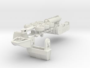 Combiner Wars Drone Roller in White Natural Versatile Plastic