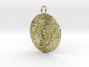 Circe's Whirlpool Pendant in 18K Yellow Gold: Large