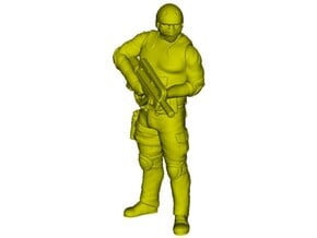 1/72 scale SpecOps operator soldier figure x 1 in Tan Fine Detail Plastic