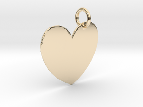 Love you to the moon and back Pendant in 14K Yellow Gold