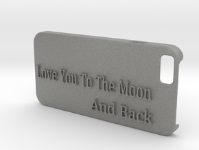 Love you to the moon and back iphone6 in Gray PA12