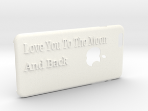 love you to the moon Iphone6Plus case in White Processed Versatile Plastic