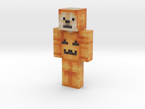 Dog | Minecraft toy in Natural Full Color Sandstone