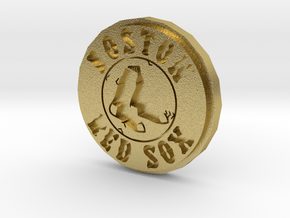Boston World Series Coin in Natural Brass