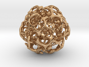 Ball 20 in Polished Bronze (Interlocking Parts): 15mm