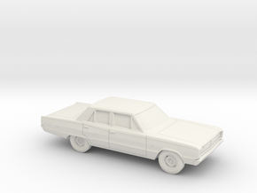1/64 1967 Dodge Coronet Sedan in White Natural Versatile Plastic