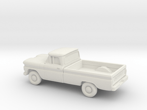 1/64 1961 Chevrolet C-10 Fleetside in White Natural Versatile Plastic