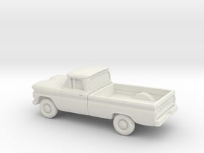 1/64 1961 Chevrolet C-10 Fleetside in White Natural Versatile Plastic