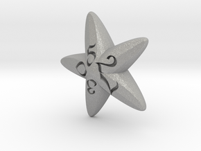 Starfish d10 in Aluminum