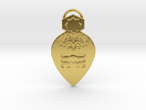 Murugan's Vel Key-chain (always carry this!) in Polished Brass
