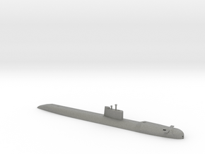 1/1250 Scale USSR Tango Class Submarine Waterline in Gray PA12