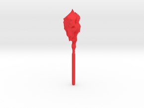 Skull Hammer in Red Processed Versatile Plastic