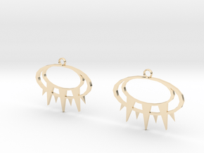 Kyra Earrings in 14k Gold Plated Brass