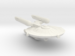 3788 Scale Federation War Destroyer Scout WEM in White Natural Versatile Plastic