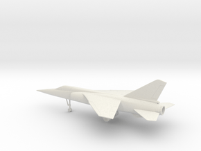 Dassault Mirage F1 in White Natural Versatile Plastic: 1:64 - S