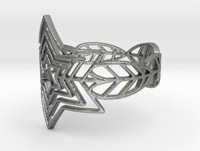Filigree Starfeather Ring in Natural Silver: 6 / 51.5