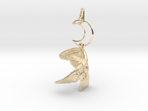 Owl Familiar - Pendant - West Coast Witch in 14K Yellow Gold