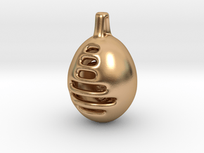 Thor's Protection - Pendant - Orphic Eggs in Polished Bronze (Interlocking Parts)
