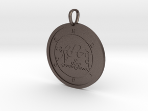 Eligos Medallion in Polished Bronzed-Silver Steel