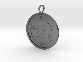 Eligos Medallion in Polished Nickel Steel