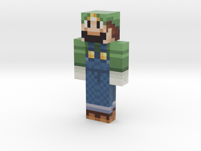 mario | Minecraft toy in Natural Full Color Sandstone