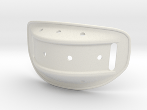 Helmet Chin Cup 1/2 Scale in White Natural Versatile Plastic