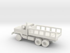 1/200 Scale M929 Long Bed Cargo Truck in White Natural Versatile Plastic