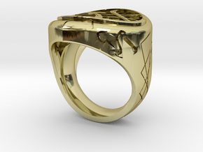Eye of Agamotto ring in 18K Yellow Gold