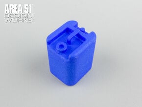 12th Scale Water Container in Blue Processed Versatile Plastic