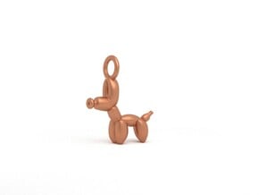 Balloon Dog Pendant in Polished Bronze