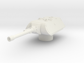E 100 maus turret (150 mm) scale 1/56 in White Natural Versatile Plastic