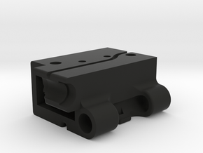 GoPro Audio Adapter Case Style #1 v2 in Black Natural Versatile Plastic