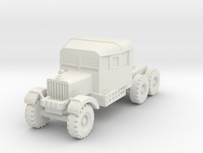 Scammell tractor scale 1/100 in White Natural Versatile Plastic