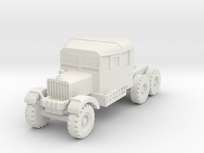 Scammell tractor scale 1/87 in White Natural Versatile Plastic