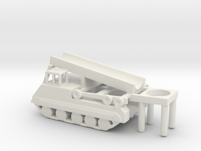 1/200 Scale M474 Pershing Launcher in White Natural Versatile Plastic