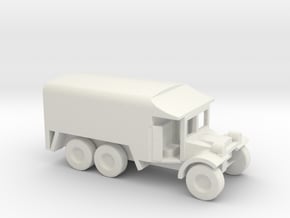 1/144 Scale Morris Ambulance in White Natural Versatile Plastic