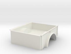 WWII 3/4 ton truck bed 1/10 like Dodge M37 in White Natural Versatile Plastic