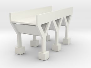 bridge in White Natural Versatile Plastic