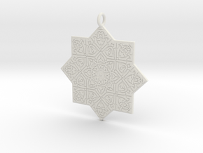 Celtic Knot pendant in White Natural Versatile Plastic