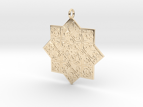 Celtic Knot pendant in 14k Gold Plated Brass