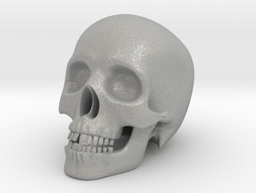 Human Skull (Medium Size-10cm Tall) in Aluminum